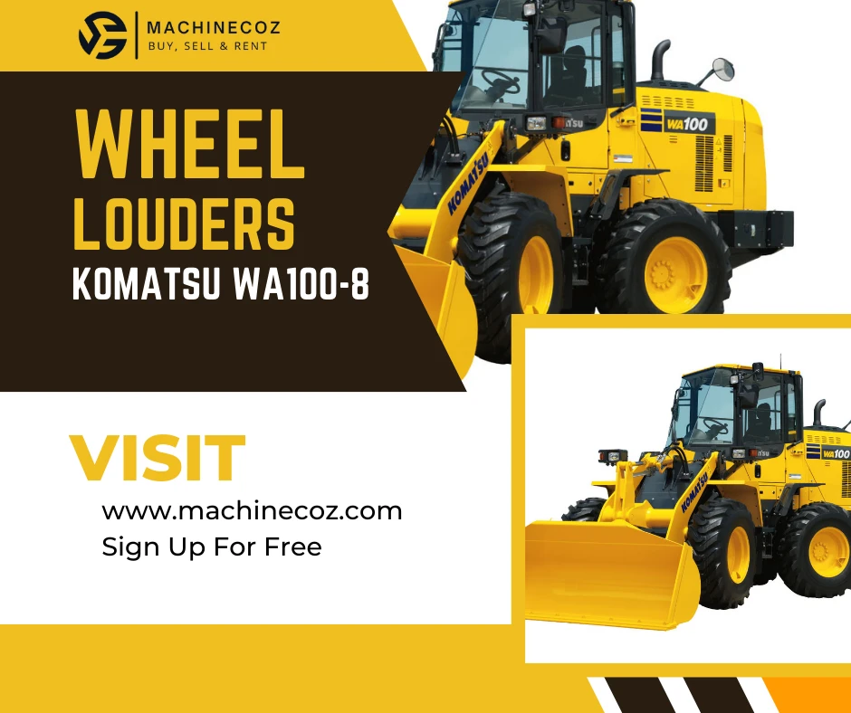 Buy | Sell | Rent – Komatsu WA100-8 Wheel Loaders at Machinecoz.com